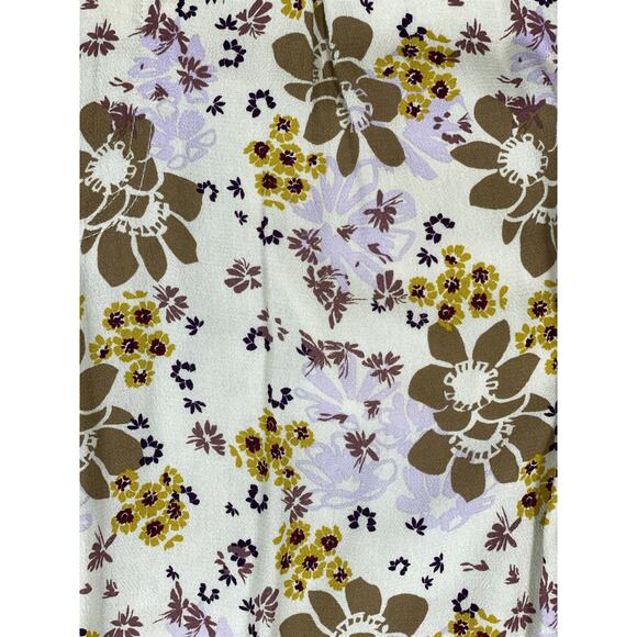 Free People Can't Take My Eyes Off Of You Floral Flare Pant Tea Combo XS Boho - Picture 5 of 11